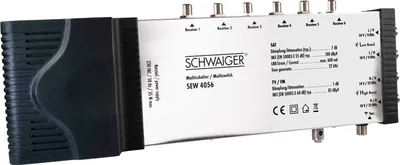 Produktbild von SCHWAIGER -SEW4056 531- SAT Multischalter 5 ? 6, Silber