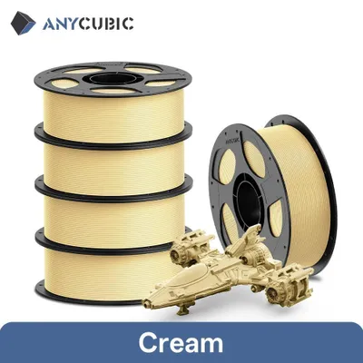 Produktbild von 3D-Drucker Filament - PETG 1,75 mm - 5 kg - FDM kompatibel - Creme