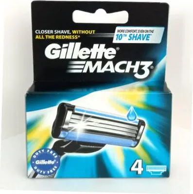 Produktbild von Gillette Mach3 Kartonladegerä t 4 Einheiten