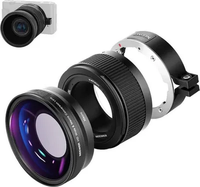 Produktbild von Neewer Weitwinkelobjektiv für Sony ZV1 (schwarz)