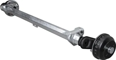 Obrázek produktu pro AL-KO COMPACT brzděná náprava pro přívěsy, nosnost 1000 kg, rozchod 1200 mm, rozvor 1780 mm, rozteč nábojů 4x100, pro přepravníky automobilů, přívěsy pro osobní automobily, přepravní přívěsy