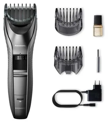 Produktbild von Panasonic ER-GC63, Schwarz, Grau, 0,5 mm, 2 cm, 0,5 mm, Wechselstrom/Batterie, 40 min