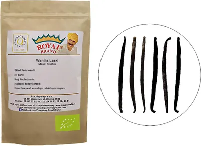 Obrázok produktu pre Organické vanilkové struky Organické vanilkové struky 6 kusov Premium 15 Cm+ Thick Xl