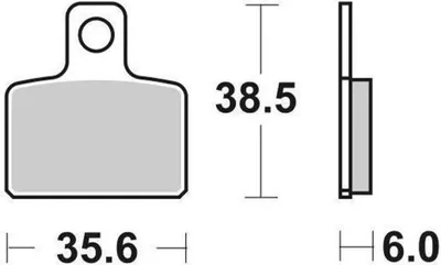 Produktbild von sbs Bremsbeläge Satz 803HF