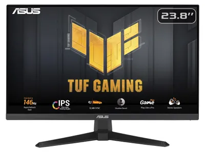 Produktbild von ASUS VG249QE5A, 60,5 cm (23.8"), 1920 x 1080 Pixel, Full HD, LCD, 1 ms, Schwarz