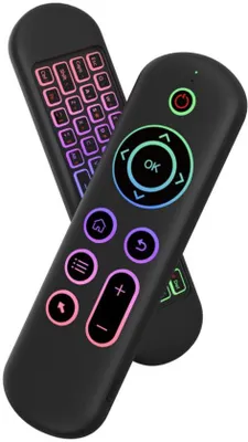 Zdjęcie produktu dla Uniwersalny pilot z klawiaturą i nadajnikiem podczerwieni do urządzeń TV-Box i projektorów