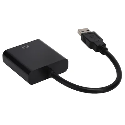 Zdjęcie produktu dla Konwerter USB3.0 na VGA, kabel przejściowy USB3.0 na VGA, kabel przejściowy HD 1080P, zewnętrzna karta graficzna, konwerter, akcesoria komputerowe