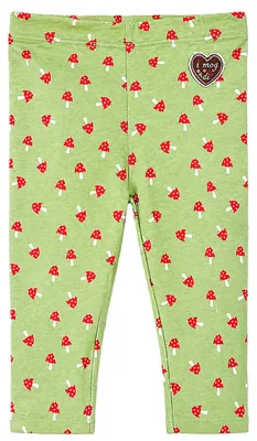 Produktbild von BONDI Baby Mädchen Leggings "Pilzallover" 86686 | Grün Größe: 92