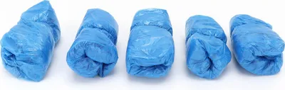 Image de 100 pièces de couvre-chaussures jetables en PE épais et imperméables pour la pluie, à usage domestique