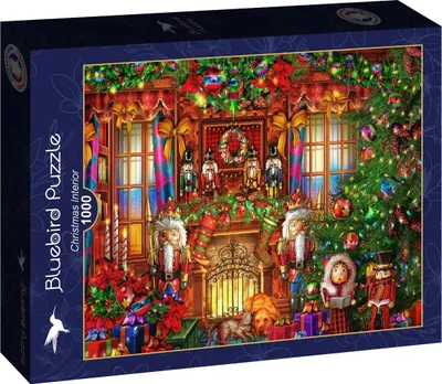 Productafbeelding van Bluebird Puzzle Kerstpuzzel - Kerstsfeer - 1000 stukjes