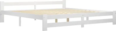 Obrázek produktu pro vidaXL Postel z masivu Bílá borovice 200x200 cm