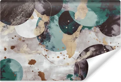 Produktbild von Muralo Selbstklebende Fototapete Für Wohnzimmer ABSTRAKTION moderne Muster Aquarell Br. 360cm x Hö. 240cm