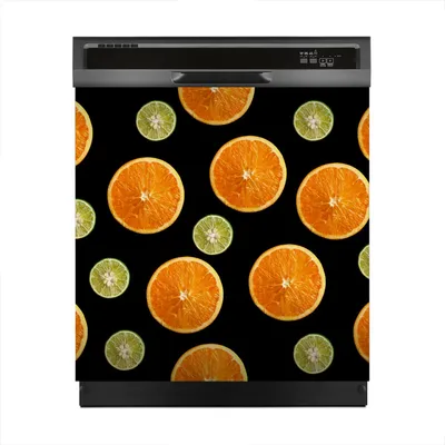 Produktbild von Aufkleber sticker 60x60 cm Dekorative folie Spülmaschine - Farbige Früchte