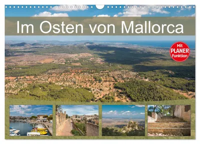 Produktbild von Kalender 2027 · US-Version · Ostmallorca (Wandkalender 2027 17" × 12" Querformat), CALVENDO 12-Monats-Wandkalender