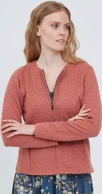 Produktbild von fransa FRBECARDI Damen Strickjacke Feinstrick Cardigan Strickcardigan mit Rundhalsausschnitt und Reißverschluss