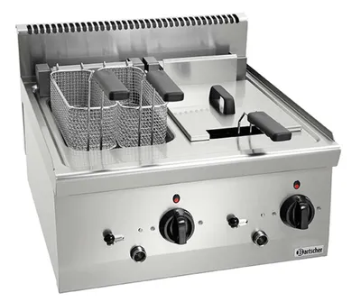 Produktbild von Elektro-Fritteuse mit 2x 8 Literbecken Serie 600