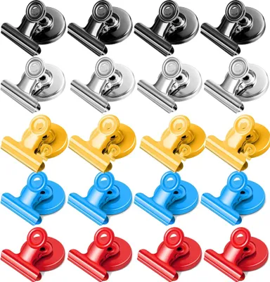 Imagen del producto de Juego de 20 clips magnéticos para fotos y documentos