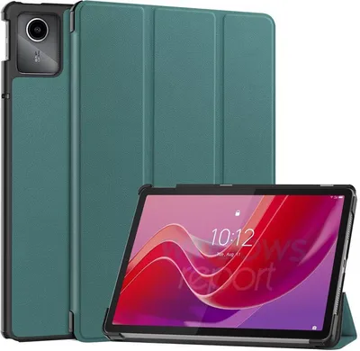 Produktbild von Schutzhülle für Lenovo Tab M11 11" (2024) Hülle TB-330FU TB-330XU Smart Cover Case Schutz Hülle Etui Tasche Standfunktion Wake Up & Slee - Marine Grün