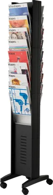 Produktbild von PAPERFLOW Prospektständer EPI easyDisplays A4 16 Fächer schwarz