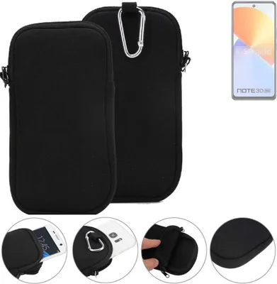Produktbild von K-S-Trade Neopren-Hülle Handyhülle kompatibel mit Infinix Note 30 5G Schutzhülle Neoprenhülle Sleeve Schutz-Hülle Gürtel Tasche Case Holster