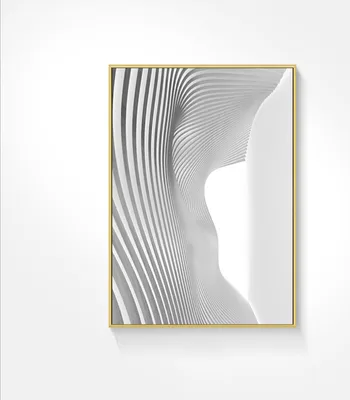 Produktbild von TPFLiving Kunstdruck LW-54 (OHNE RAHMEN) Poster - Leinwand - Wandbild - Hochauflösender Giclée-Druck, langlebig und hochwertig - Nordic Art - Abstrakte Formen - Bilder Wohnzimmer -  - Größe: 60x80cm