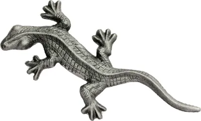Produktbild von UHRIG Gecko Eidechse, Tier-Motiv aus Eisenguss, Natur Deko in Edelrost für den Garten uvm,