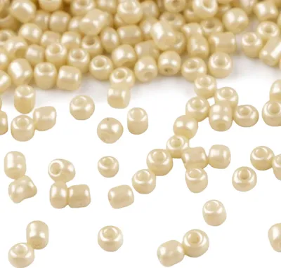 Produktbild von 50g Rocailles Glasperlen 2mm Rocaillesperlen Perlen fädeln Schmuck basteln