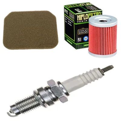 Obrázok produktu pre Servisná sada pre Suzuki AN 250 Burgman 1998–2002: vzduchový filter, olejový filter, zapaľovacia sviečka od pamoto –