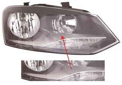 Produktbild von ALKAR Scheinwerfer Rechts für VW Polo Schrägheck (6R1, 6C1) 2766110
