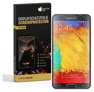 Produktbild von 3x Displayschutzfolie für Samsung Galaxy Note 3 Displayfolie Schutzfolie HD KLAR