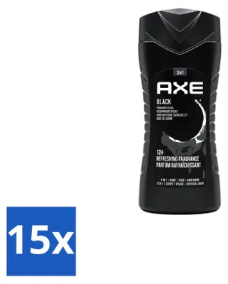 Imagen del producto de 15 unidades de gel de ducha Axe, aroma Cedro y Pera, 250 ml. Paquete económico