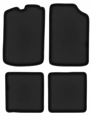 Immagine prodotto di Tappetini in moquette per Volkswagen Golf I 1974-1983 (hatchback) – set 4 pezzi, neri, su misura – Wielganizator DURBAN