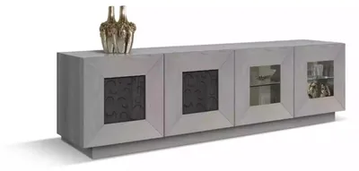 Obrázek produktu pro Příborník do obývacího pokoje styl moderní šedý krásný