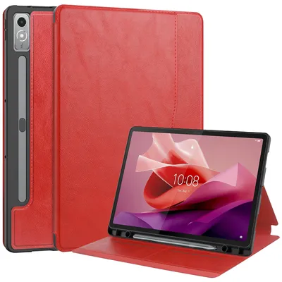 Zdjęcie produktu dla Pokrowiec na tablet Lenovo Tab P12 TB370FU Xiaoxin Pad Pro 12,7 cala z funkcją podstawki i automatycznym usypianiem/budzeniem