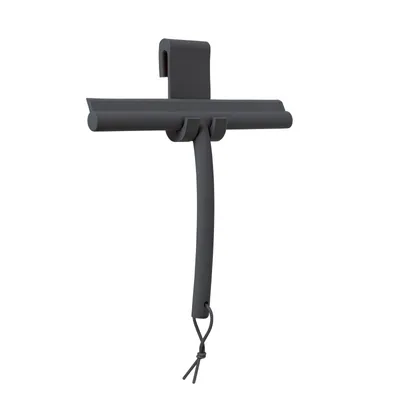 Produktbild von Blomus Vipo Duschwischer, Wischer, Abzieher, Duschabzieher, Silikon, 20 cm, Magnet / Anthrazit 68982