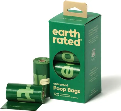 Productafbeelding van Earth Rated hondenpoepzakjes (verpakking van 8 x 15 stuks)
