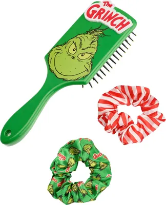 Image de The Grinch - Set de bandeaux élastiques pour cheveux (pack de 3) NS9608 (taille unique) (Coloré)