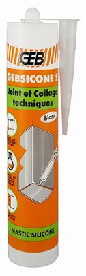 Image de Mastic silicone Gebsicone S - GEB - 512221