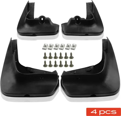 Produktbild von Frankberg 4x Spritzschutz Schmutzfänger Vorne und Hinten für BMW X6 E71 E72 2008-2014