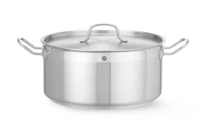 Image de HENDI Casserole, basse - avec couvercle, Profi Line, 12L, ⌀320x(H)150mm