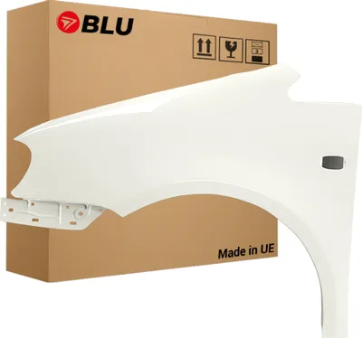 Immagine prodotto di BLU Parafango compatibile con VW Volkswagen Caddy III 3 2K LB9A Sinistra Weiss CandyWeiss | 2004-2010 | Anteriore | Verniciato | Pronto per il montaggio | Acciaio
