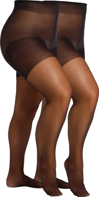 Produktbild von Camano Feinstrumpfhose 2er-Pack 20 DEN mit komfortablen Flachnähten schwarz 48/50