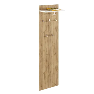 Obrázek produktu pro Kondela Věšákový panel Rioma Typ 19 - dub artisan / bílá