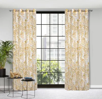 Produktbild von Vorhang HARIET N gelb 140x250 cm  Ösen Ösenvorhang