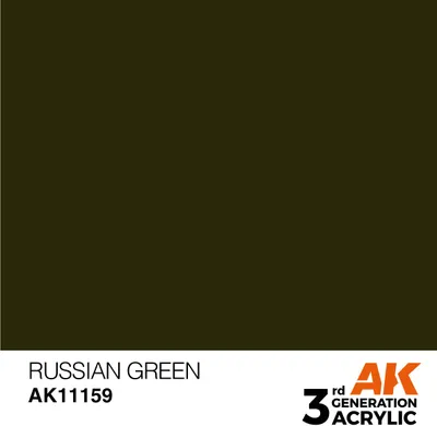 Produktbild von AK Interactive S.L. AK-11159 Russian Green (3rd Generation)