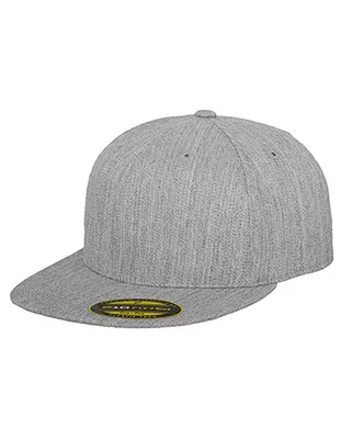 Produktbild von Urban Classics Flexfit Premium 210 Fitted Cap Trucker Einfarbig Basic Retro, Größe: S/M; Farbe: Heather