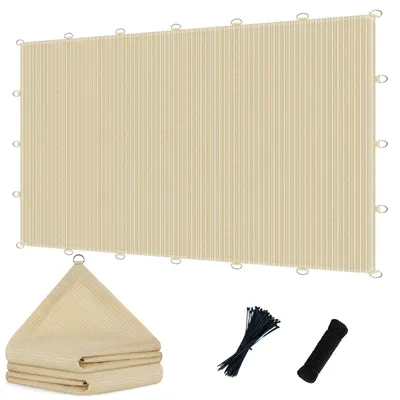 Image de Voile d'ombrage avec une protection UV de 90 % pour jardin et terrasse
