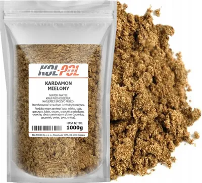 Zdjęcie produktu dla KARDAMON MIELONY 1kg Świeży aromatyczny naturalny przyprawa jakość Kol-Pol