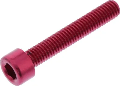 Produktbild von Zylinderschraube JMP Bolt M5x0,8mm 30mm Aluminium rot
