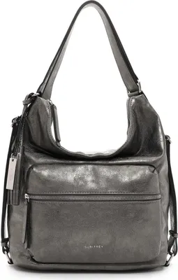 Image de SURI FREY sac à épaule sac à dos Carly Shoulderbag Backpack Darksilver gris